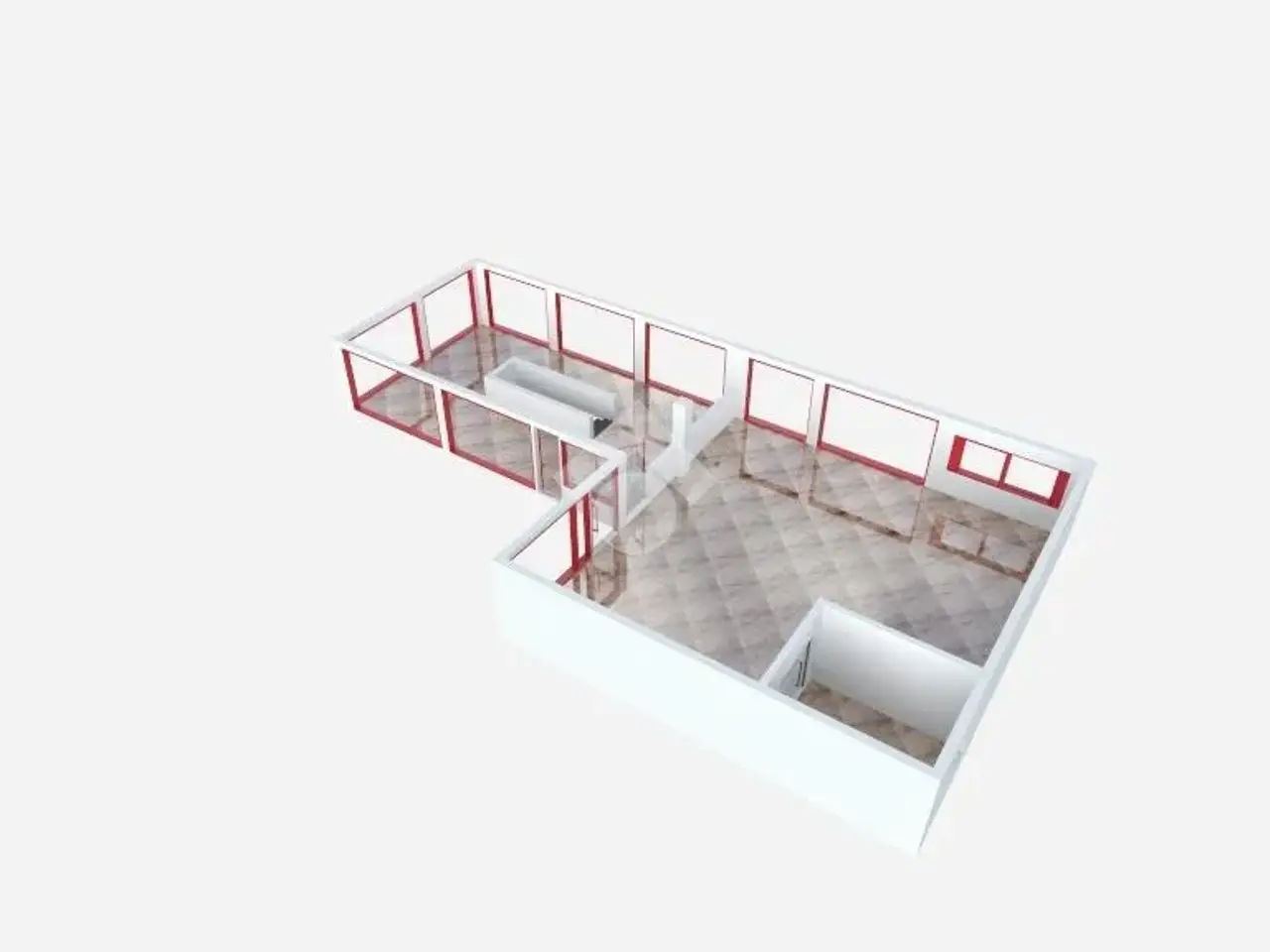 Negozio in Via San Fermo 64, San Fermo Della Battaglia, {3} - Planimetria 1