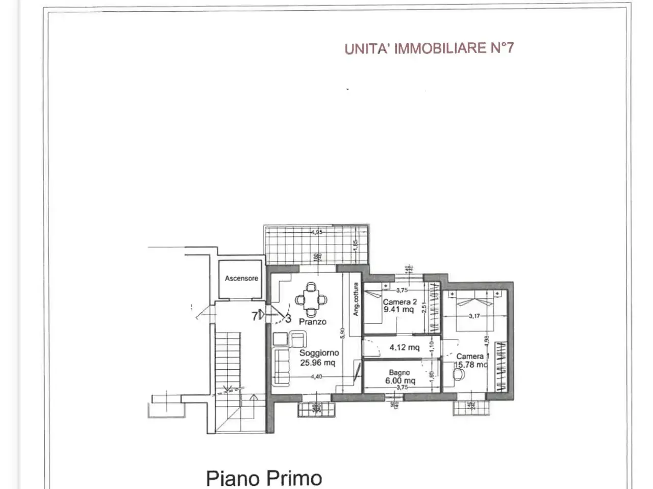 Trilocale, Montemurlo - Planimetria 1