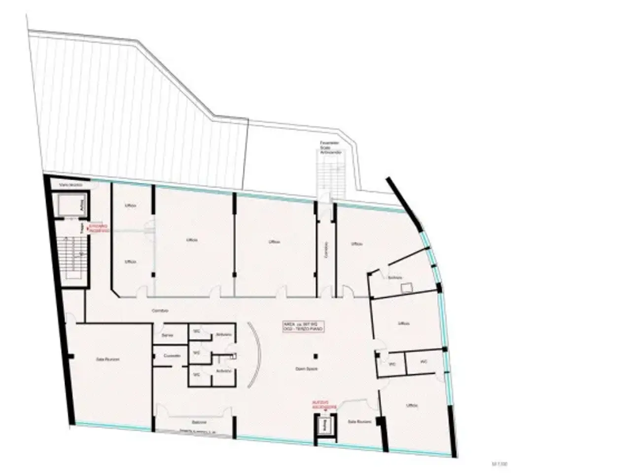 Ufficio in Via Julius Durst, Bressanone, {3} - Planimetria 1