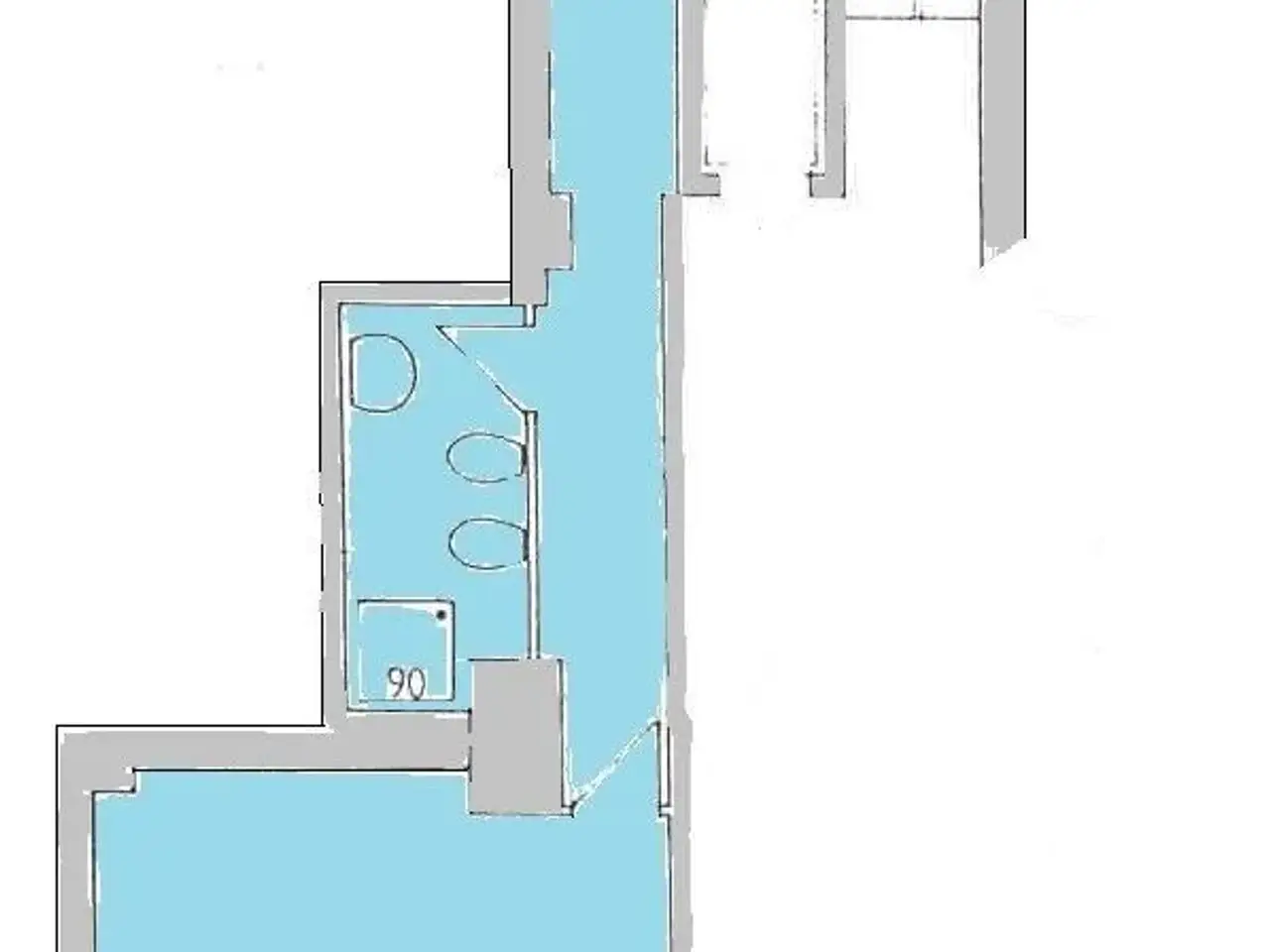 Negozio in Piazza Andrea Costa, Cesenatico, {3} - Planimetria 1