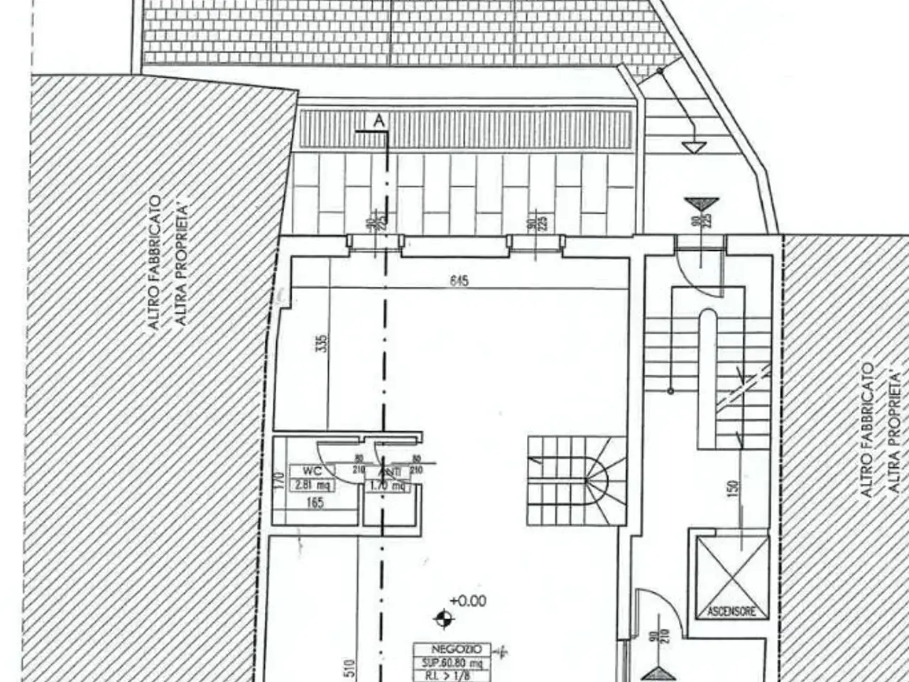 Negozio in Piazzetta della Vittoria 30, Bussolengo, {3} - Planimetria 1
