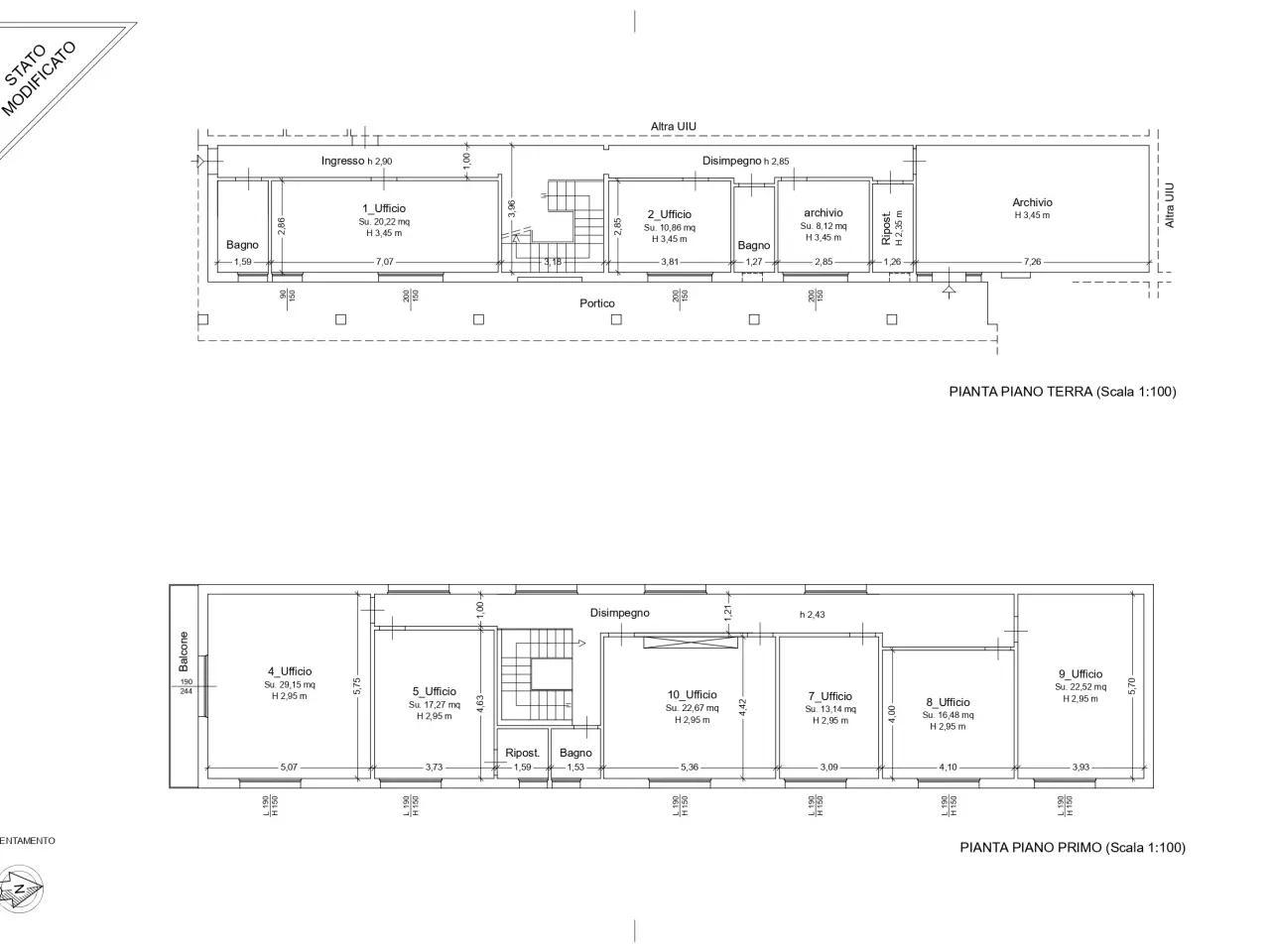 Ufficio in , Lucca, {3} - Planimetria 1
