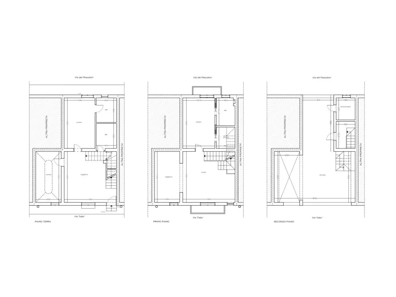 Terratetto unifamiliare in vendita, Via Tabò, 8, Palermo - Planimetria 1