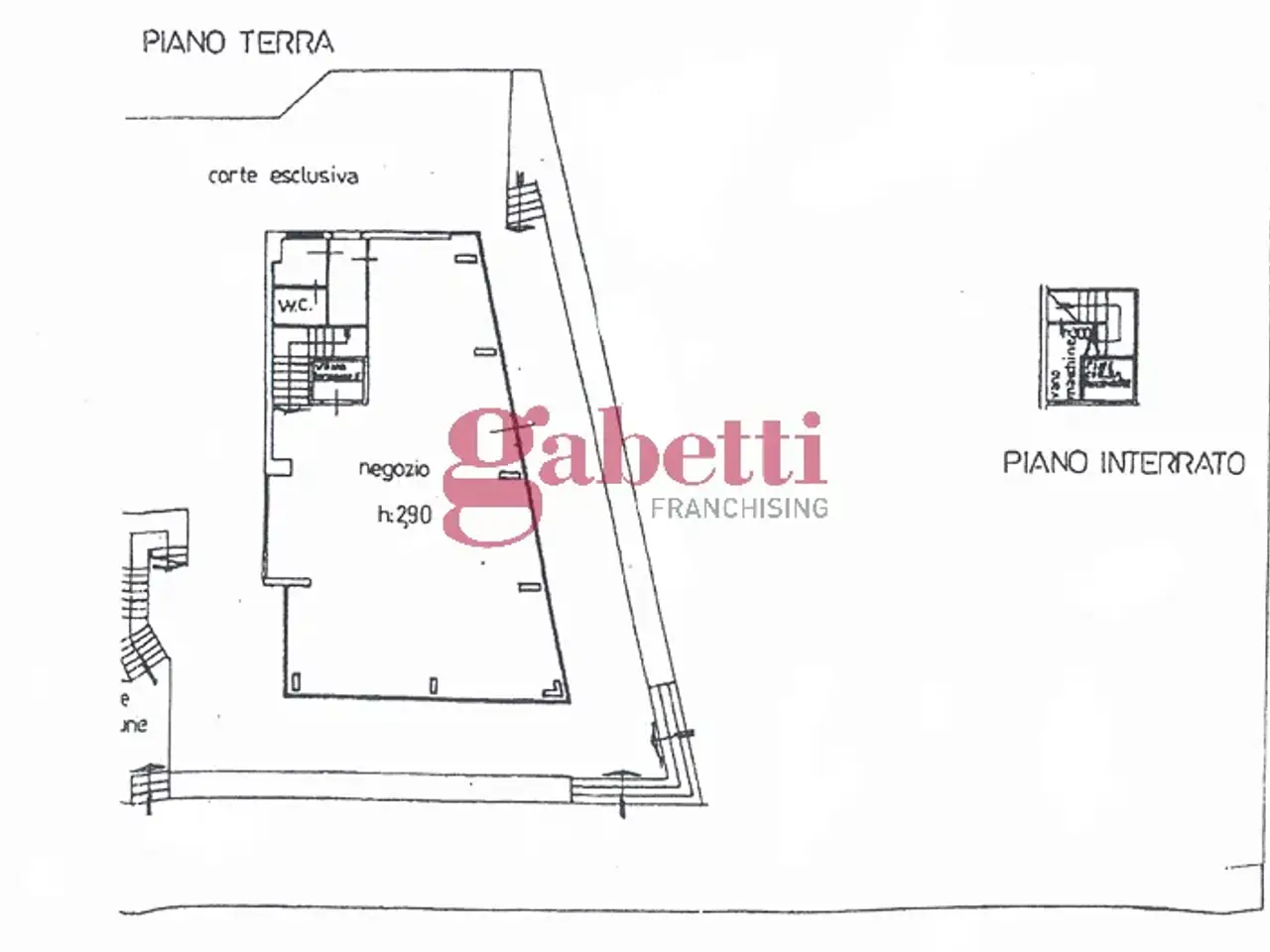 Negozio in Via Ugo Bassi  1, Montecatini Terme, {3} - Planimetria 1