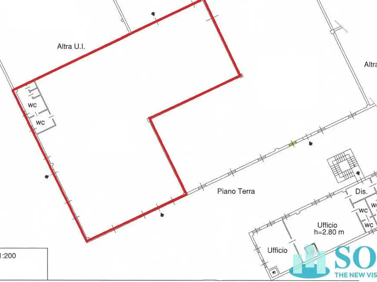 Capannone in Via Bisbino 2, Cantu', {3} - Planimetria 1