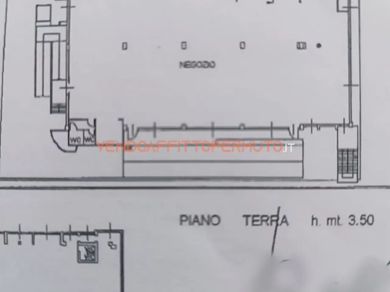 Negozio in Via San Fermo, Palosco, {3} - Planimetria 1