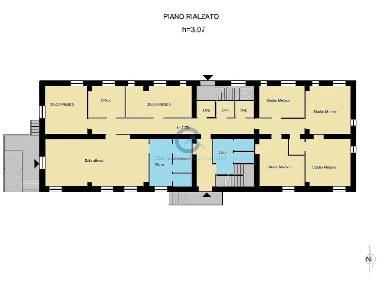 Palazzina commerciale in Viale Magna Grecia 247, Catanzaro, {3} - Planimetria 1