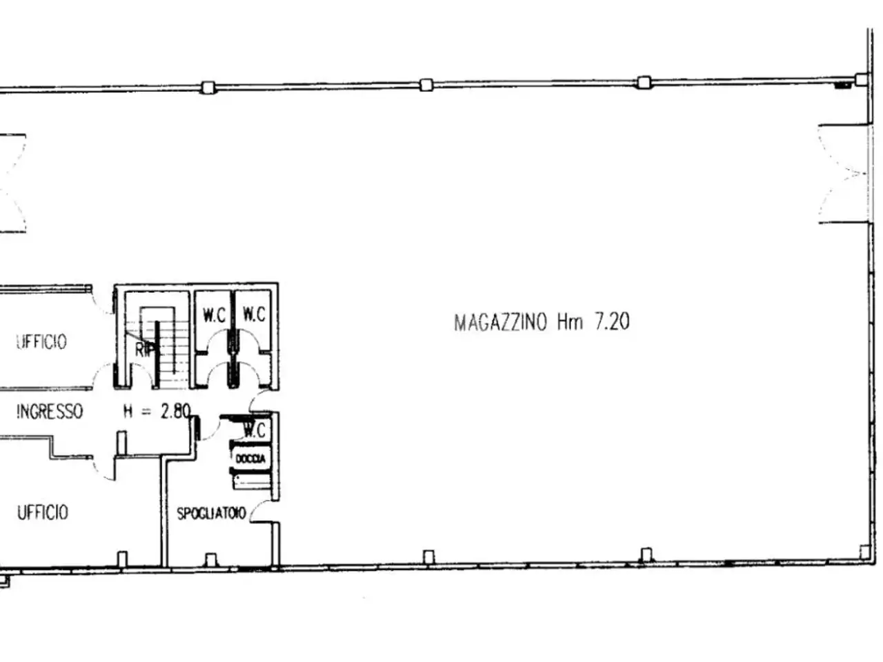 Capannone in Via Gramsci 43, Reggio Emilia, {3} - Planimetria 1
