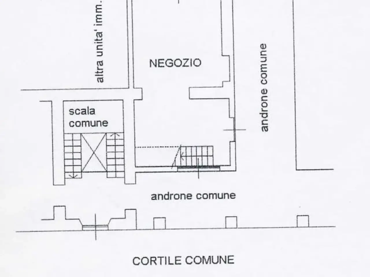 Negozio in Viale col di Lana 15, Milano, {3} - Planimetria 1