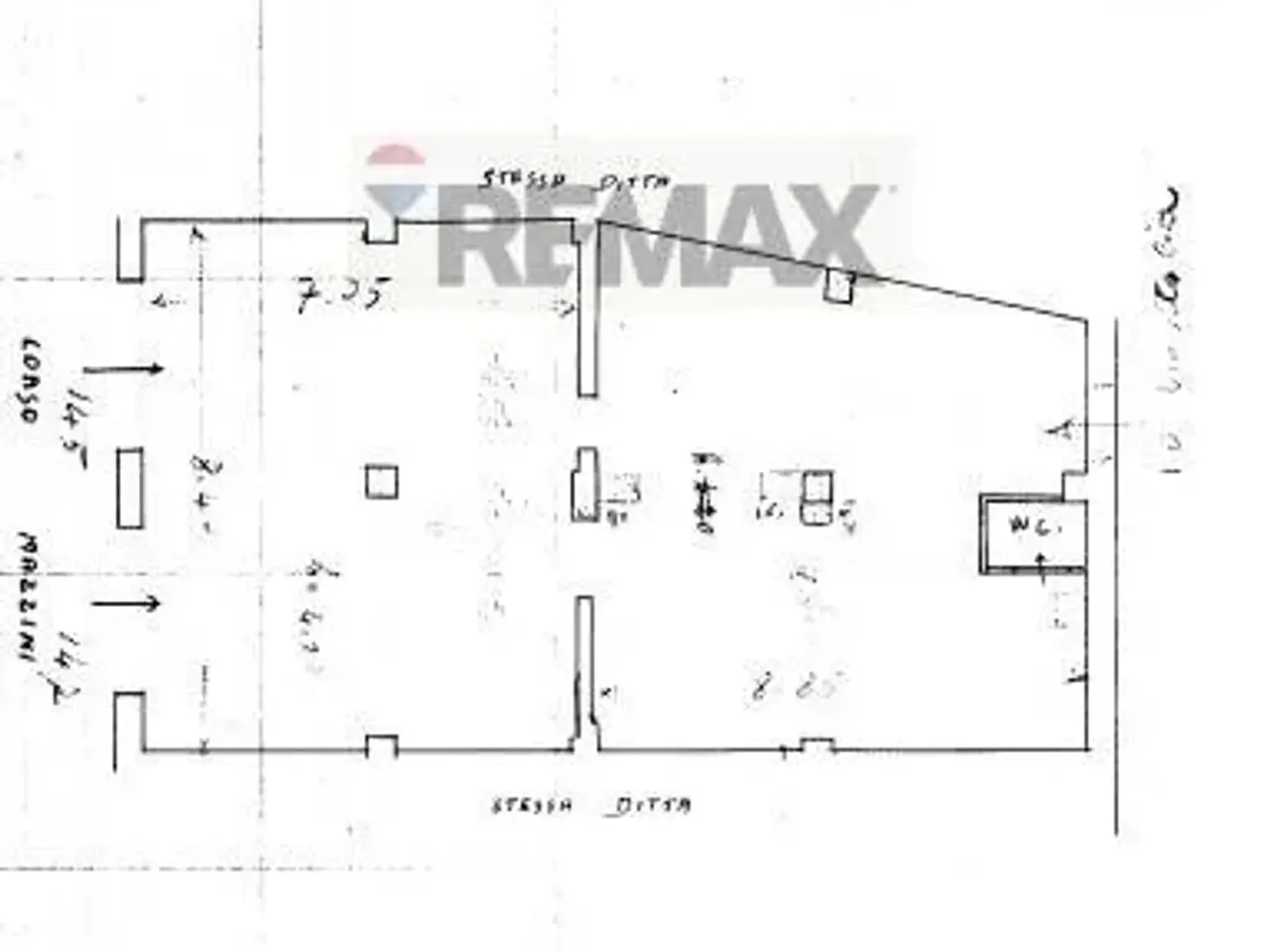 Negozio in Corso Mazzini 145/147, Cosenza, {3} - Planimetria 1