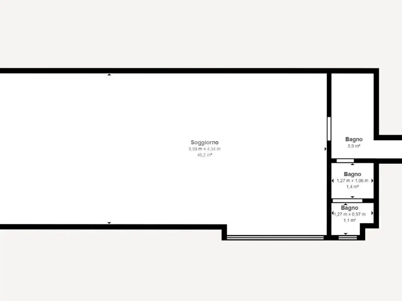 Negozio in Via Borraco 108, Manduria, {3} - Planimetria 1