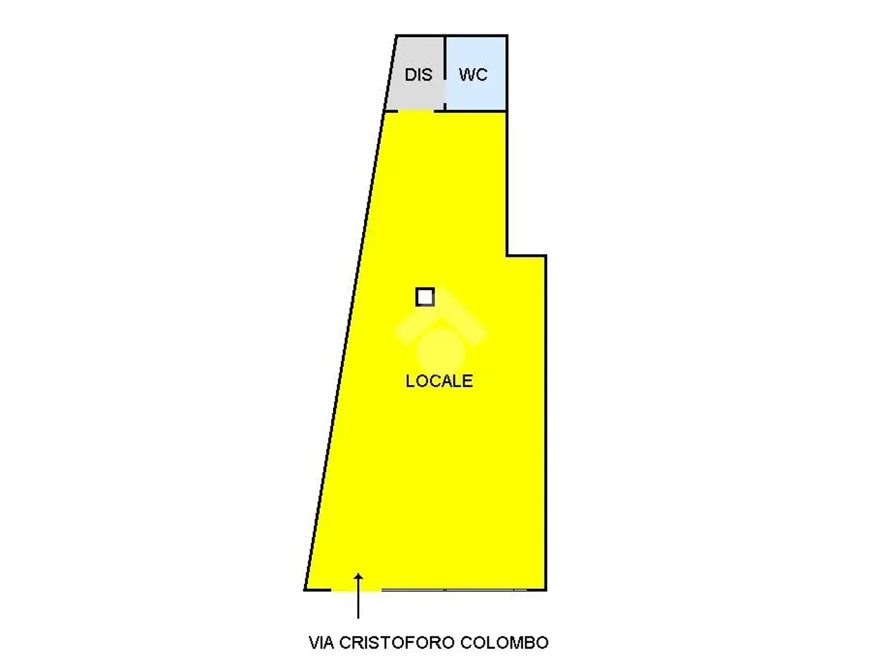 Negozio in Via Cristoforo Colombo 90, Brindisi, {3} - Planimetria 1