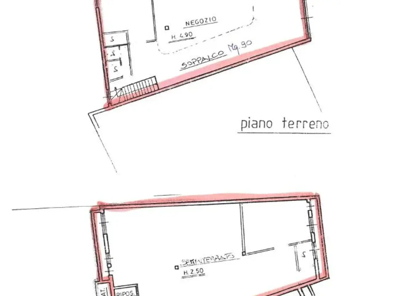 Negozio in Viale della Repubblica 27, Muggiò, {3} - Planimetria 1