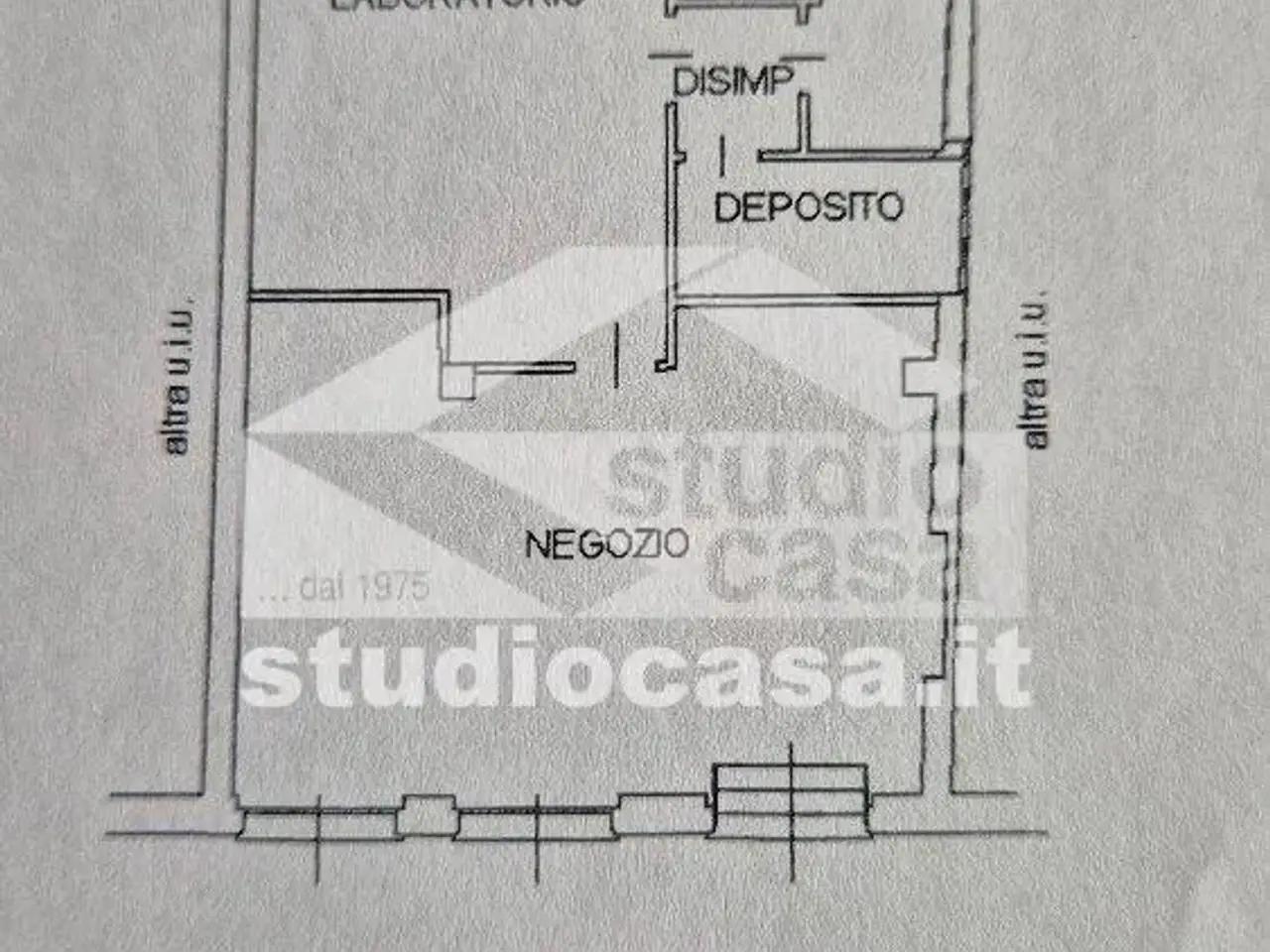 Negozio in Via Invernizzi 5, Melzo, {3} - Planimetria 1