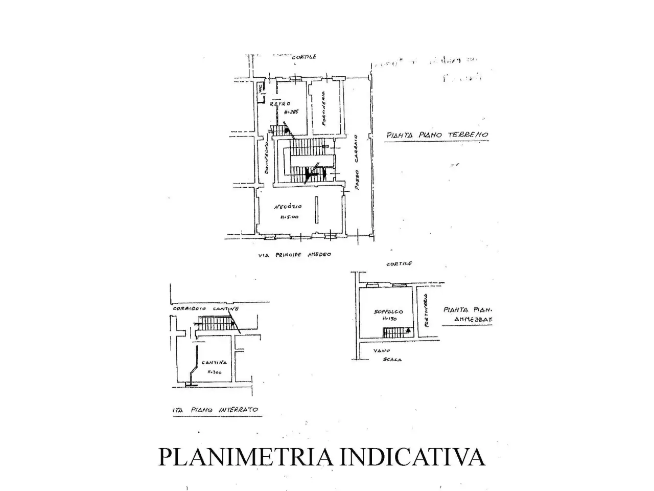 Negozio in Via Principe Amedeo, Torino, {3} - Planimetria 1