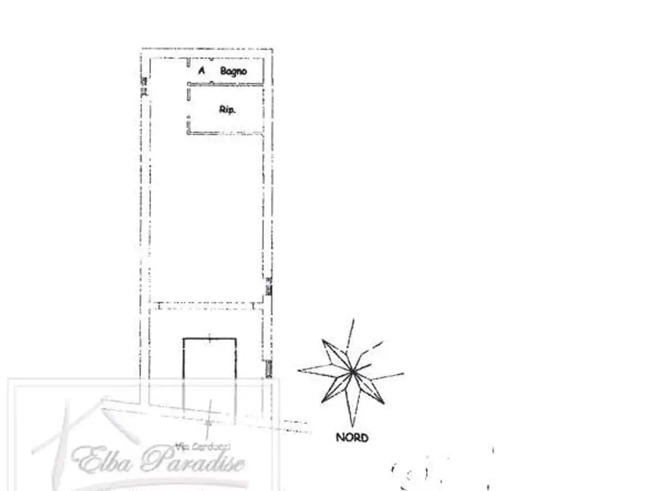 Negozio in Via Giosuè Carducci 30, Portoferraio, {3} - Planimetria 1