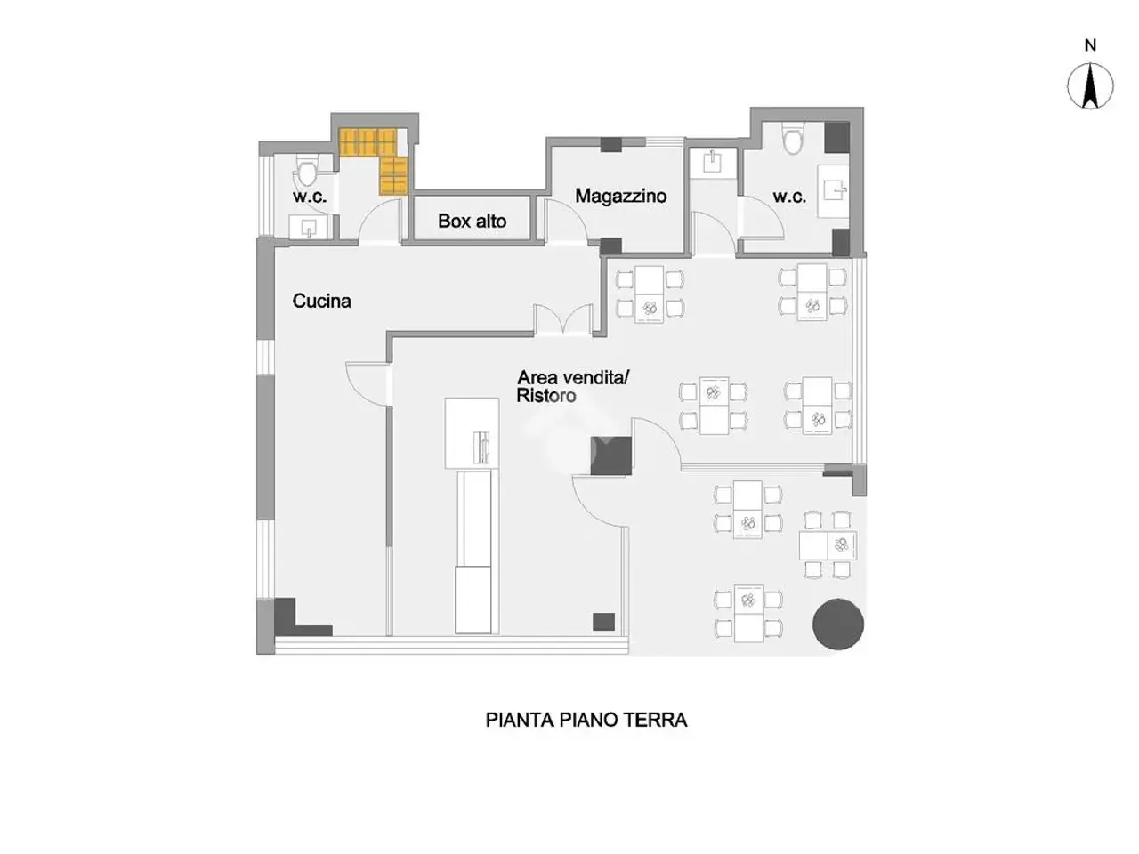 Negozio in Via Adige 8, Roseto Degli Abruzzi, {3} - Planimetria 1
