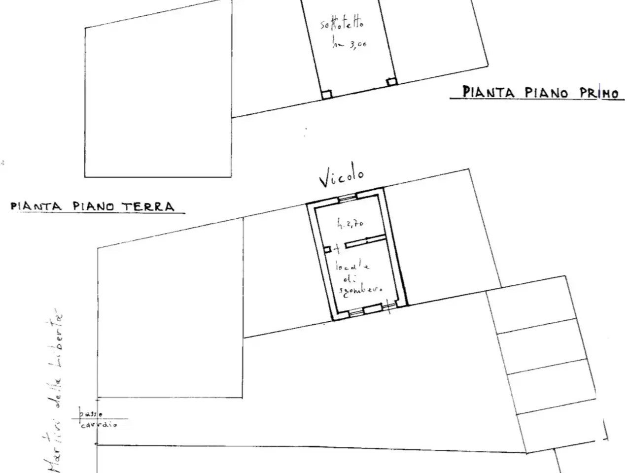 Magazzino in Via Martiri della Libertà 21, Livorno Ferraris, {3} - Planimetria 1