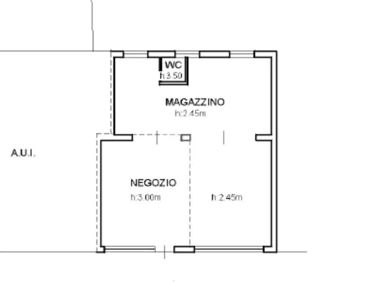 Negozio in Via Ragazzi del '99 500, Vicenza, {3} - Planimetria 1