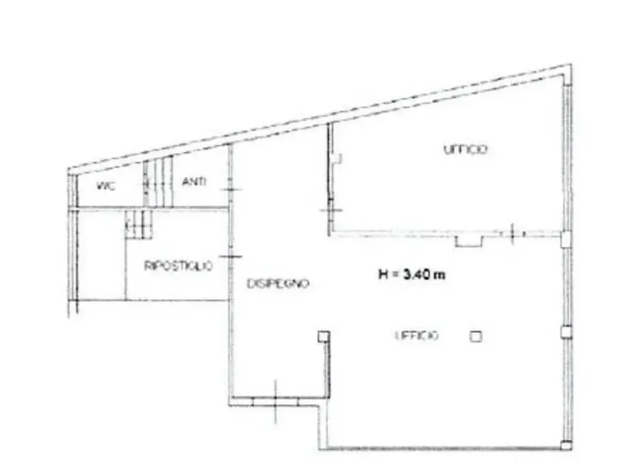 Ufficio in Via a. Mazzoldi 30, Montichiari, {3} - Planimetria 1
