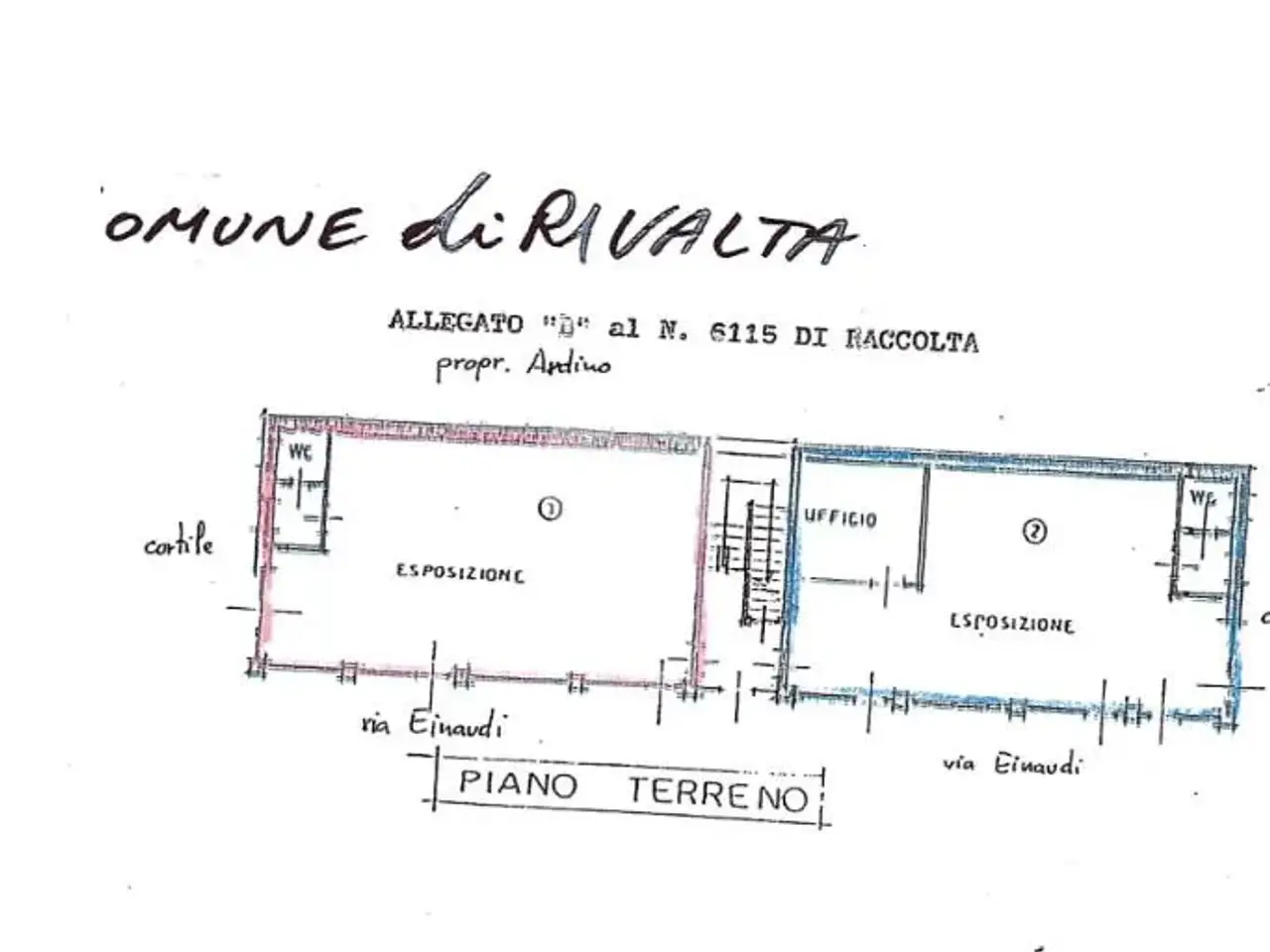 Negozio in Via Einaudi 96, Rivalta Di Torino, {3} - Planimetria 1