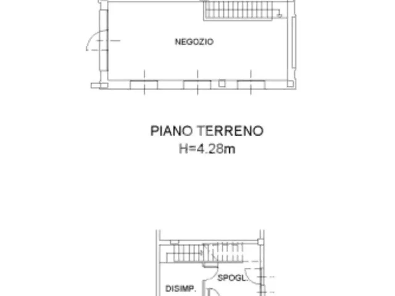 Negozio in Via Guido Bertacchi 6, Sasso Marconi, {3} - Planimetria 1
