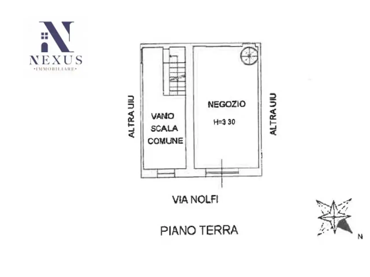 Negozio in Via Nolfi 148, Fano, {3} - Planimetria 1