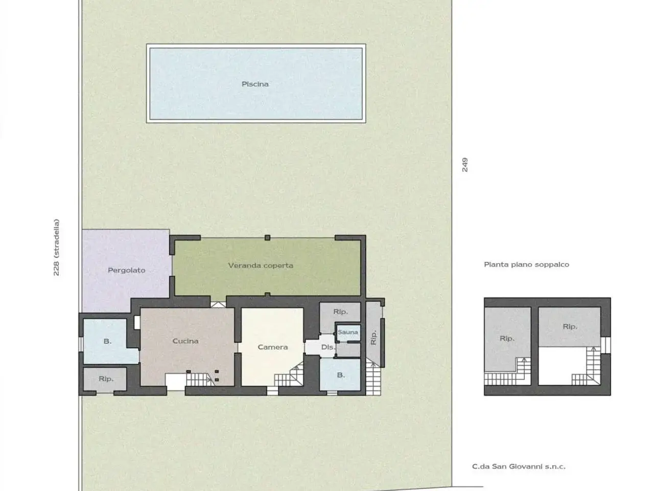 Villa unifamiliare in vendita, Via Giovanni Pascoli, Avola - Planimetria 1
