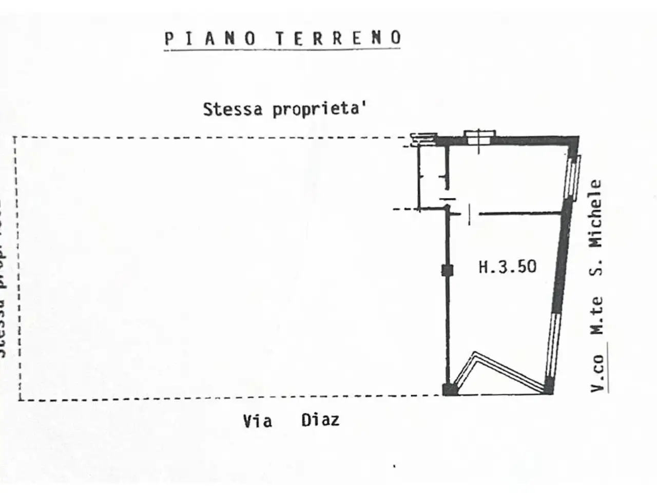 Negozio in Via a. Diaz 35, Codogno, {3} - Planimetria 1