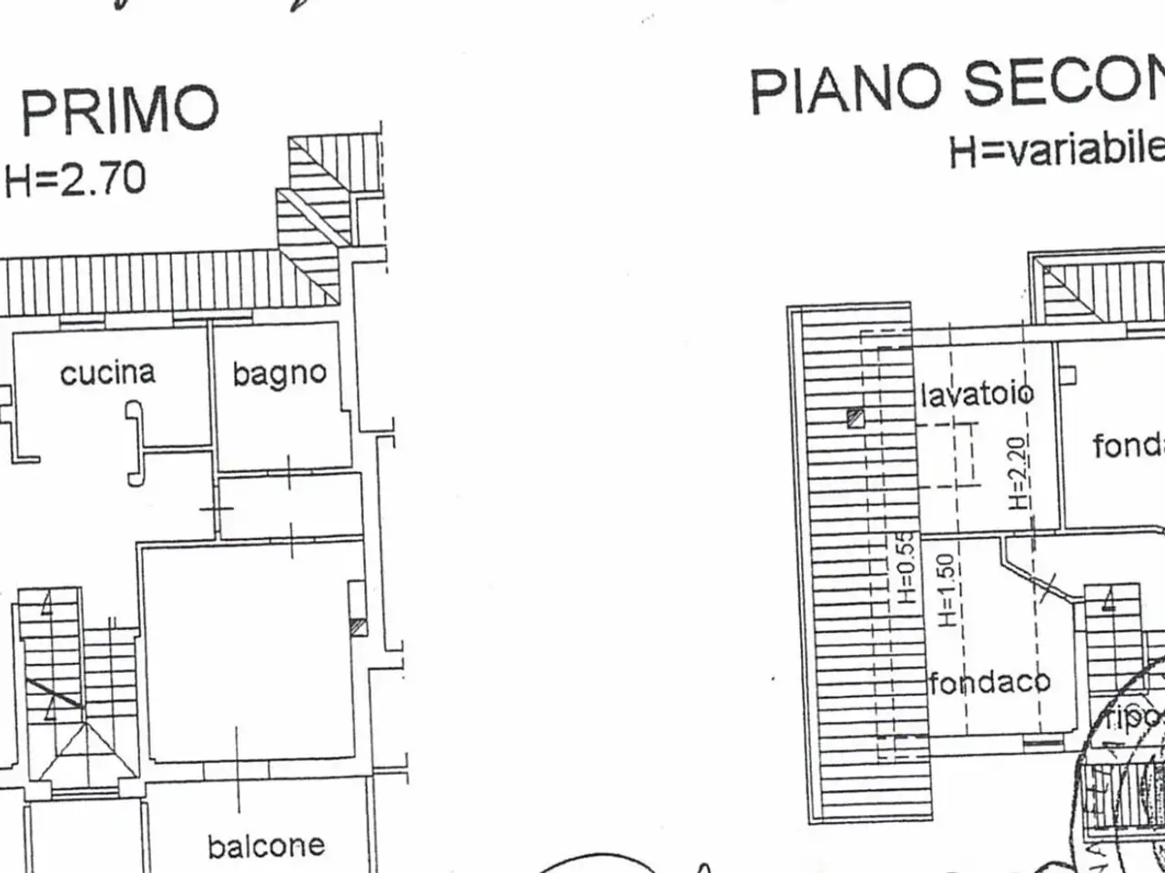 Appartamento in vendita, Via Giovanni Verga, Roccafluvione - Planimetria 1