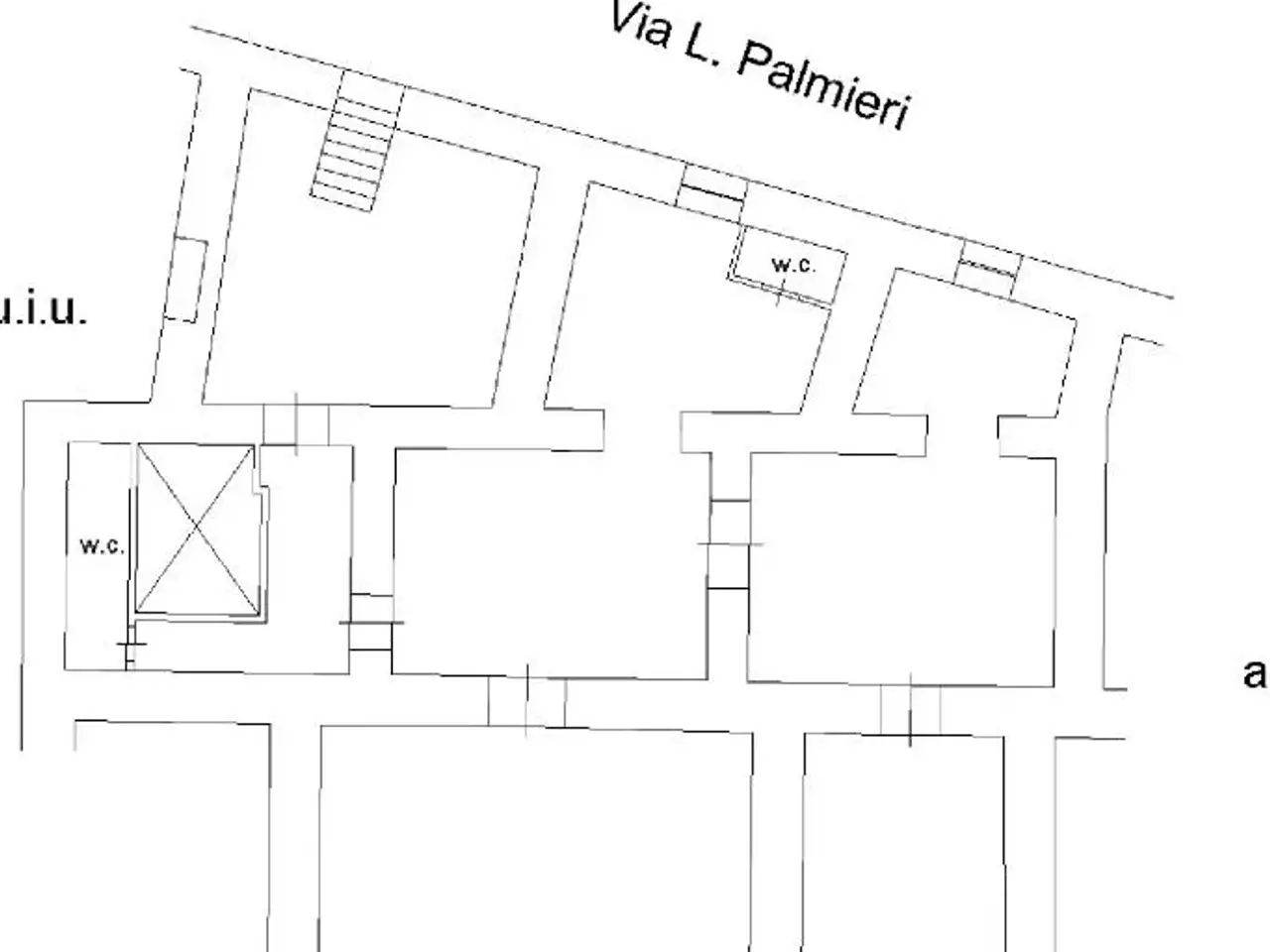 Magazzino in Via Luigi Palmieri, Napoli, {3} - Planimetria 1