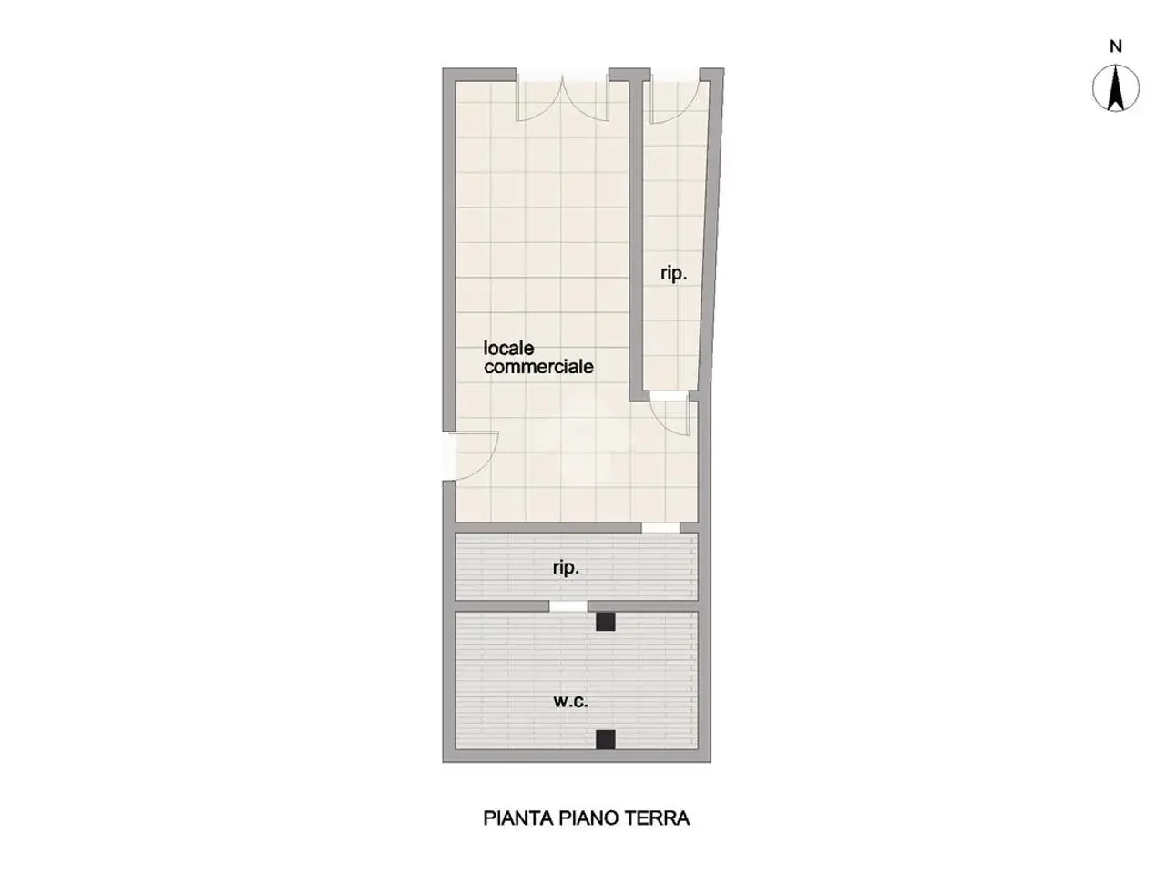 Negozio in Via della Rampa 10, Pineto, {3} - Planimetria 1