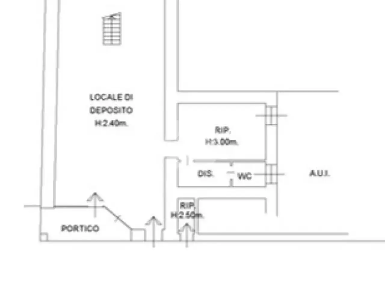 Negozio in Via Dante, Stezzano, {3} - Planimetria 1