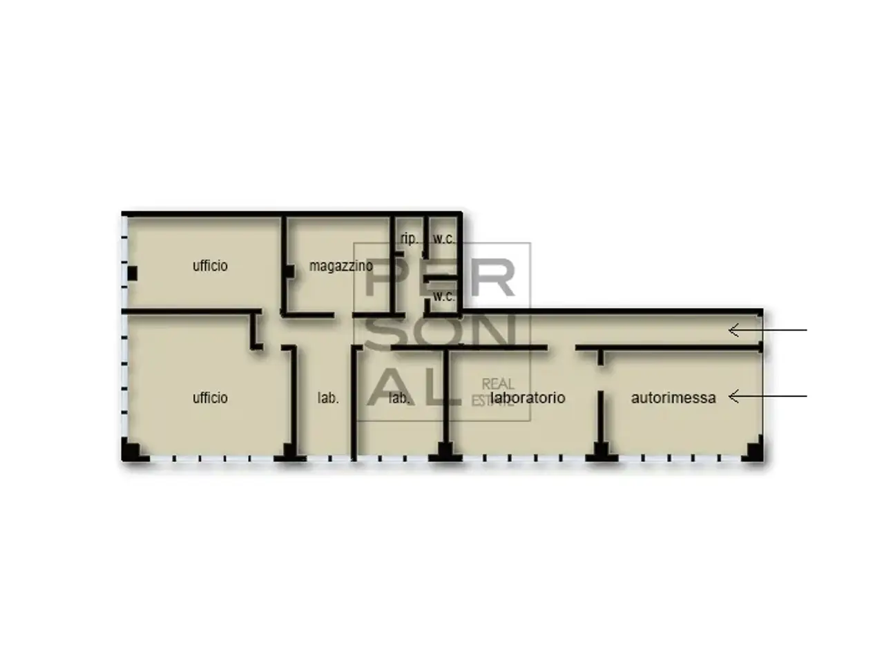 Capannone in , Trento, {3} - Planimetria 1