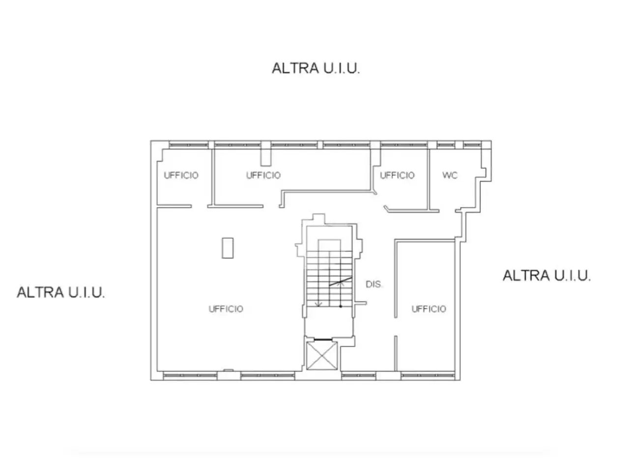 Ufficio in Via Cavour 112, Asti, {3} - Planimetria 1