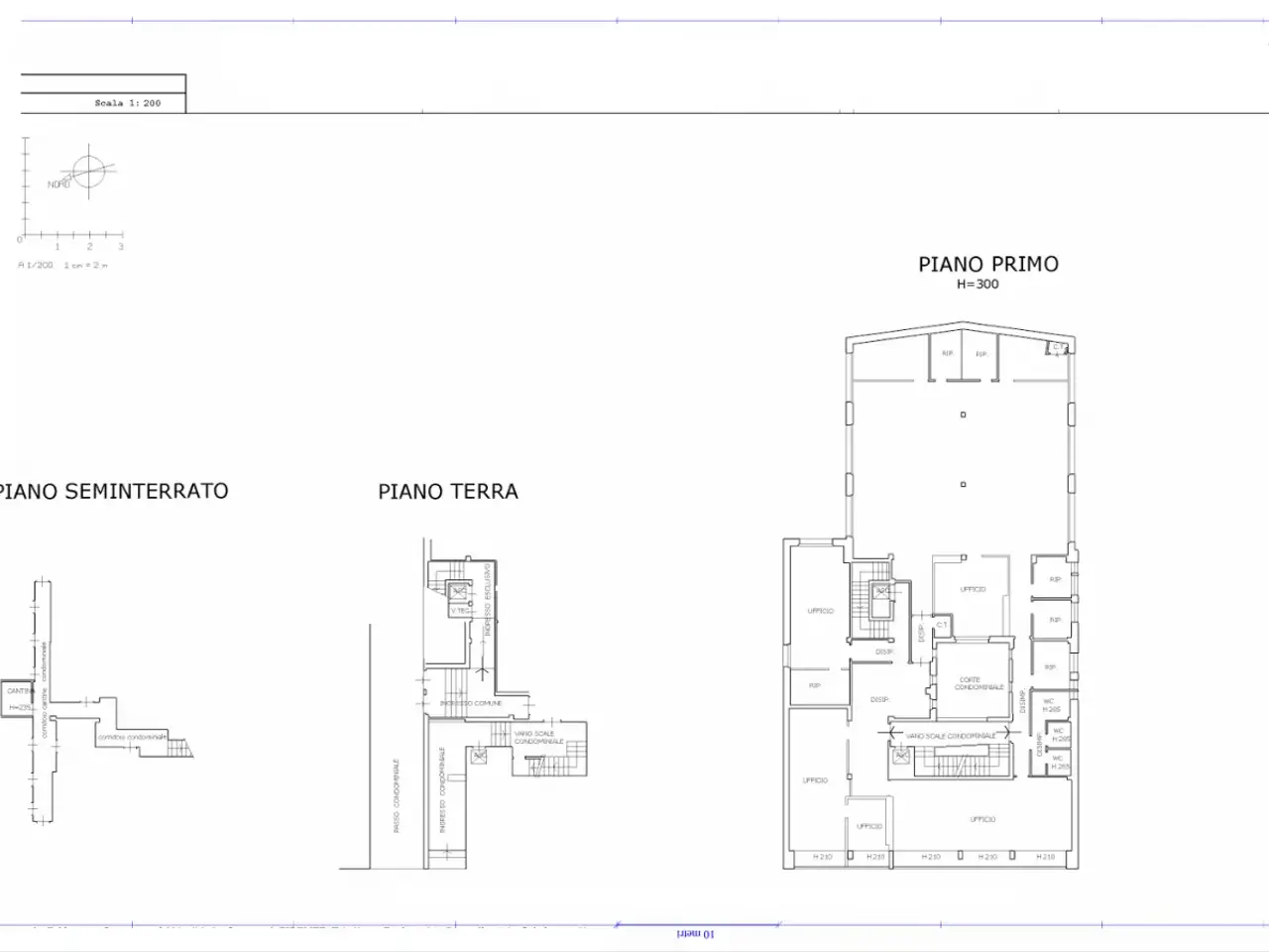 Ufficio in Via Gioberti, Firenze, {3} - Planimetria 1