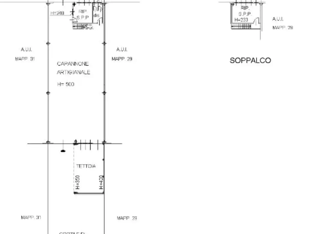 Capannone in Viale degli Artigiani 48, Desio, {3} - Planimetria 1
