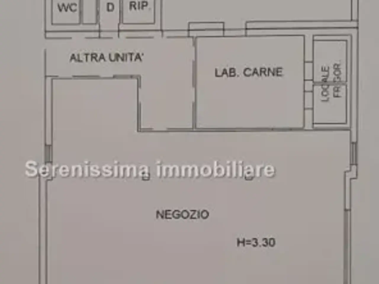 Alimentari in Corso 21 Gennaio 108, Vallefoglia, {3} - Planimetria 1