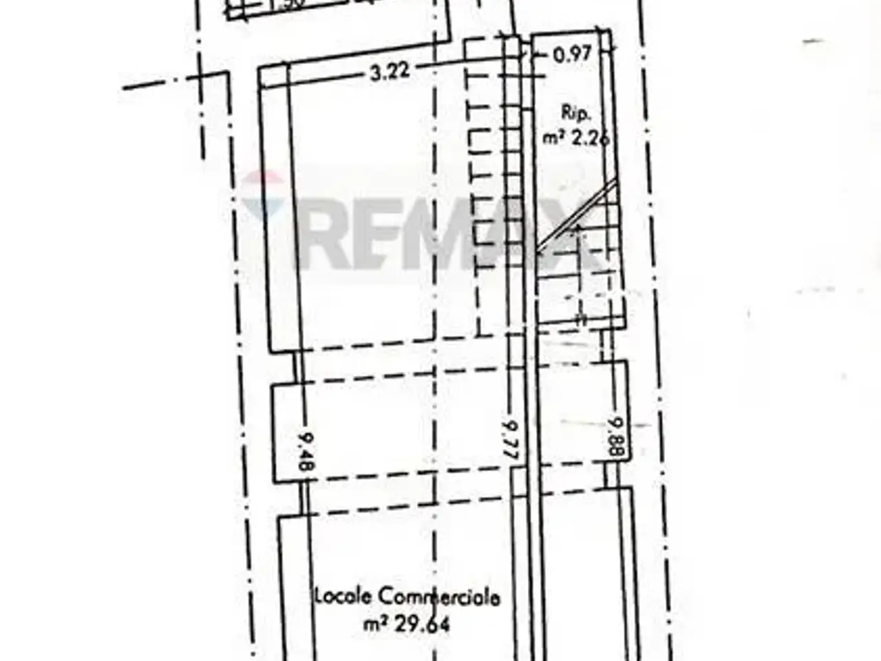 Negozio in Via G. Garibaldi 82, Palazzolo Acreide, {3} - Planimetria 1