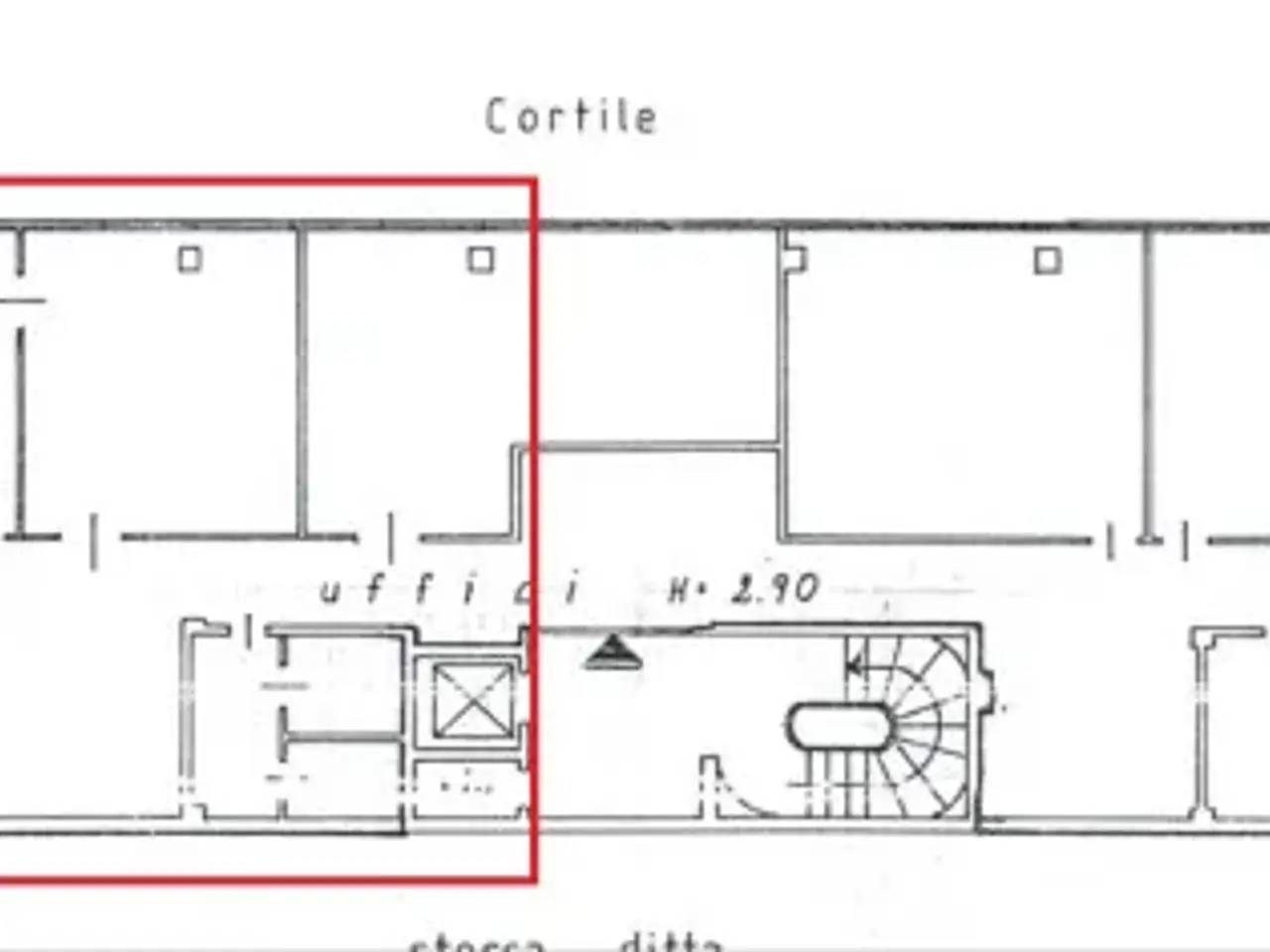 Ufficio in Via Leonardo da Vinci, Segrate, {3} - Planimetria 1