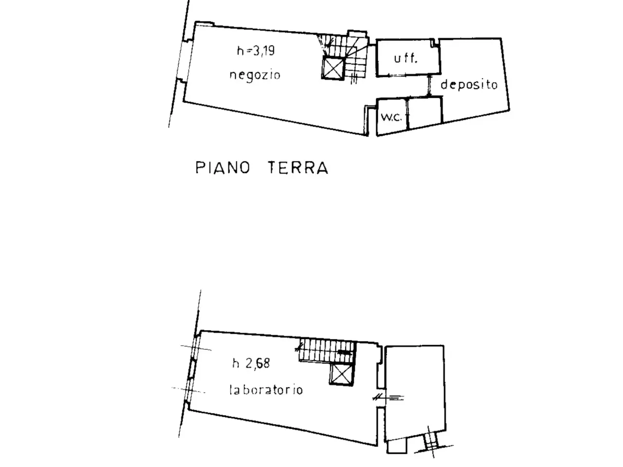 Negozio in Via Pantaneto, Siena, {3} - Planimetria 1