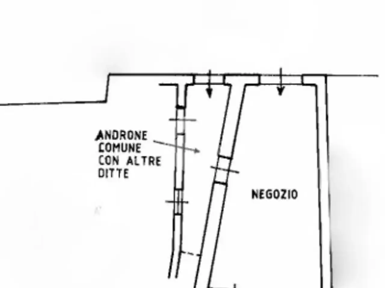 Negozio in Contrada Pozzo dell'Olmo 18, Brescia, {3} - Planimetria 1