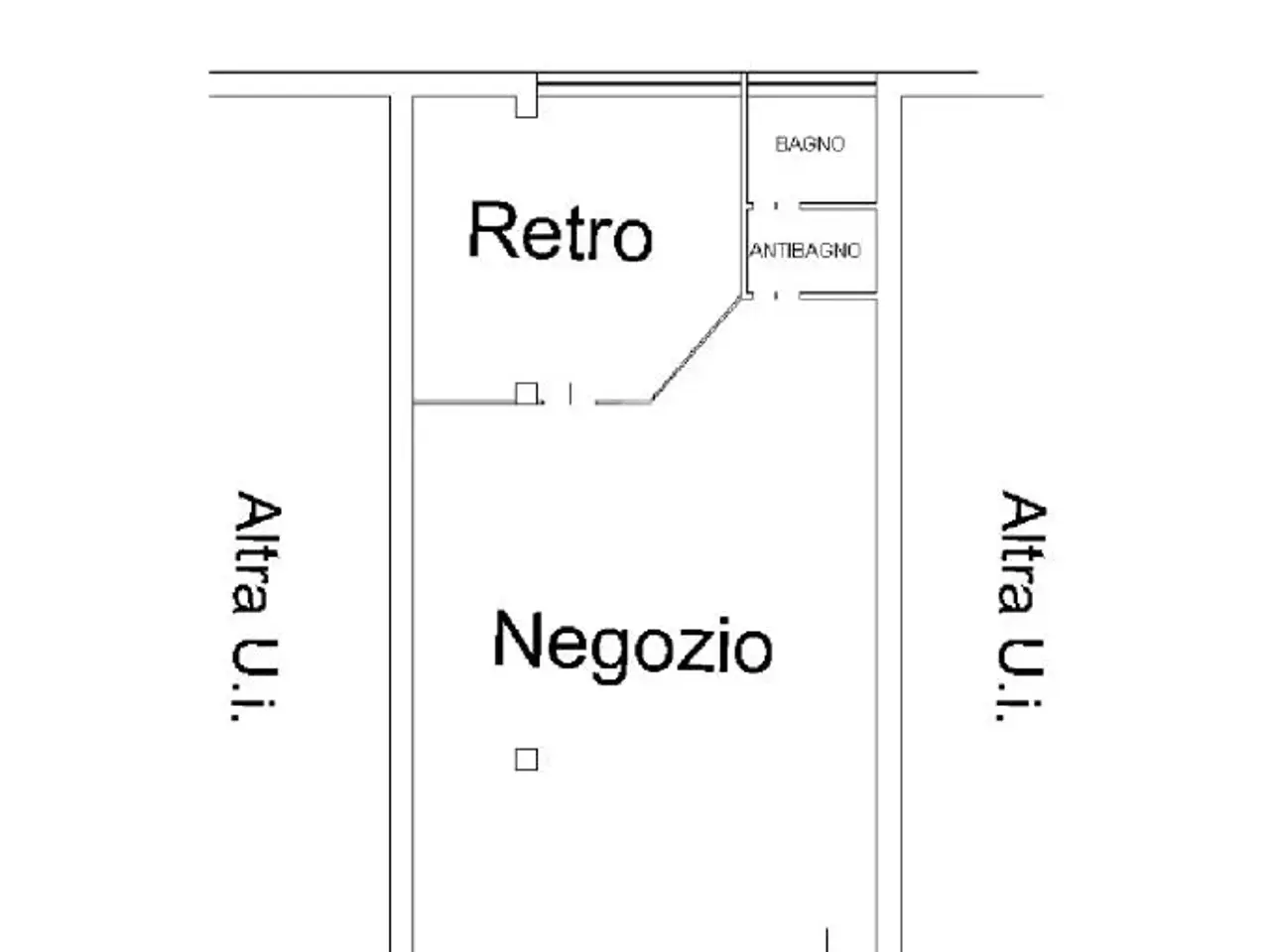 Negozio in Via Nazionale 33, Pinasca, {3} - Planimetria 1