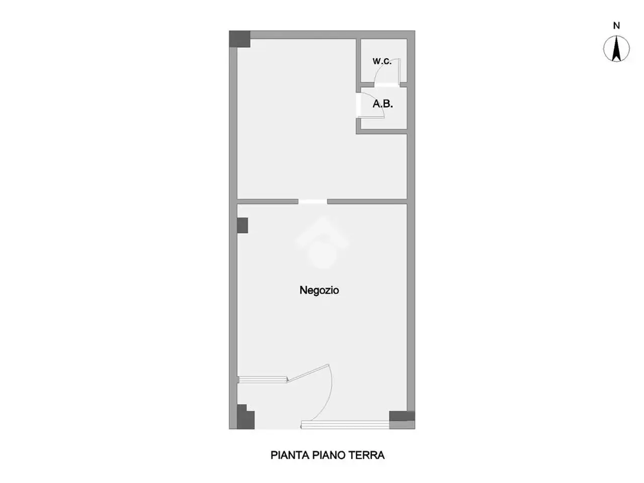 Negozio in Via Mezzopreti 13, Roseto Degli Abruzzi, {3} - Planimetria 1