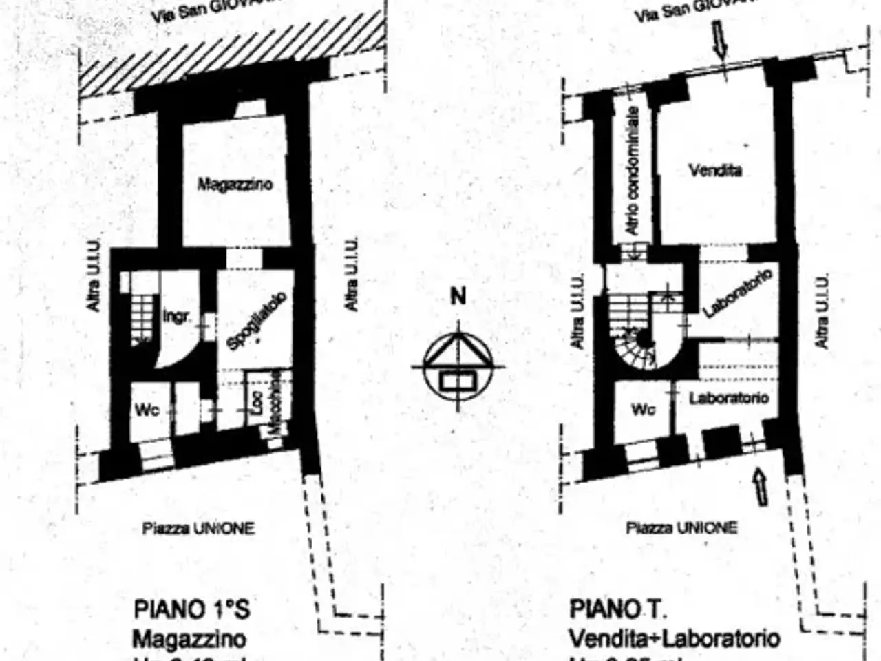 Negozio in Piazza San Giovanni, Imperia, {3} - Planimetria 1