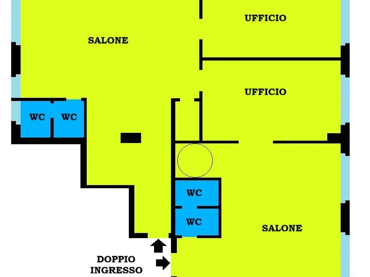 Ufficio in Via della Conciliazione, Piacenza, {3} - Planimetria 1