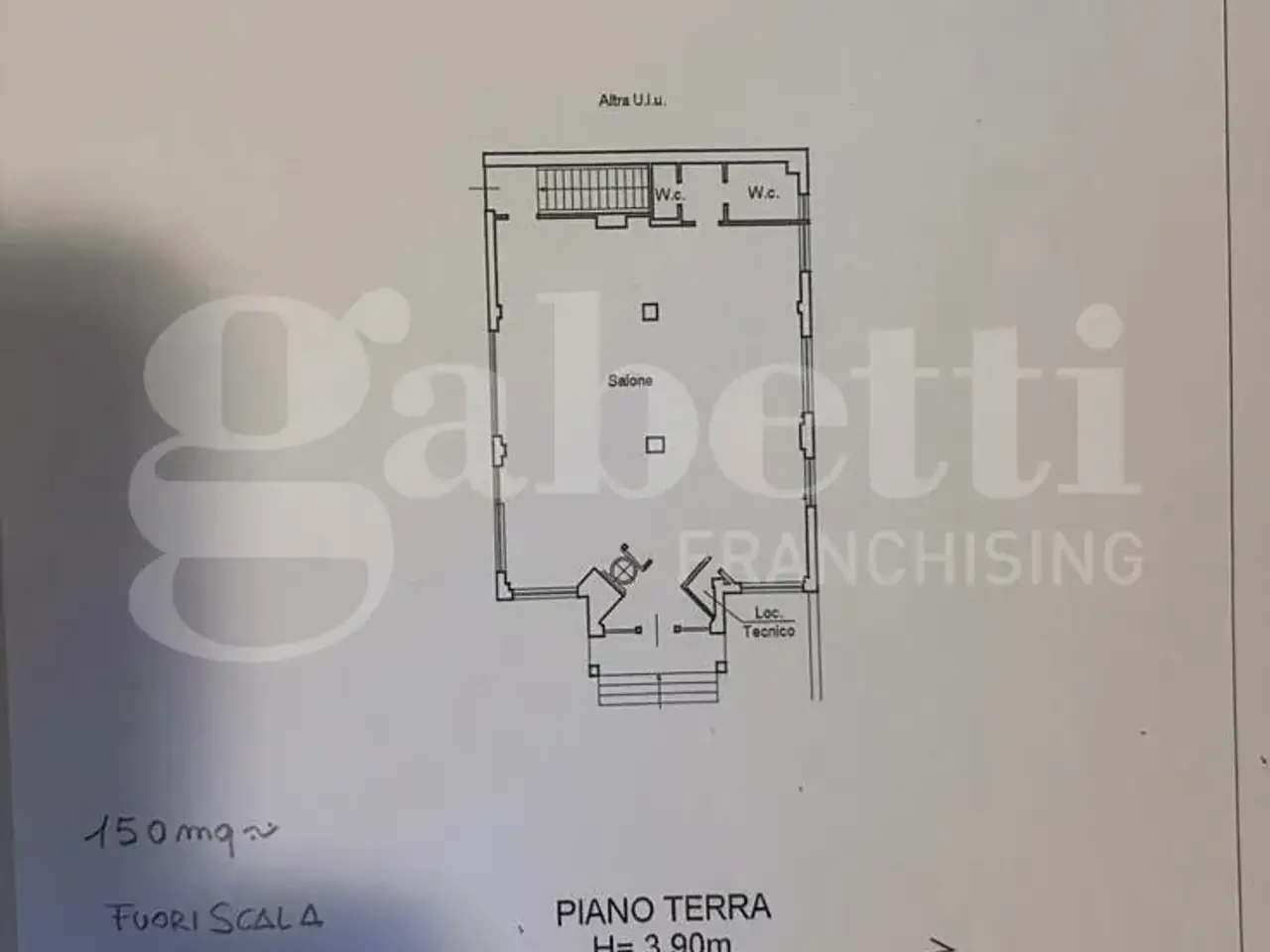 Negozio in Via del Rivo  19, Terni, {3} - Planimetria 1