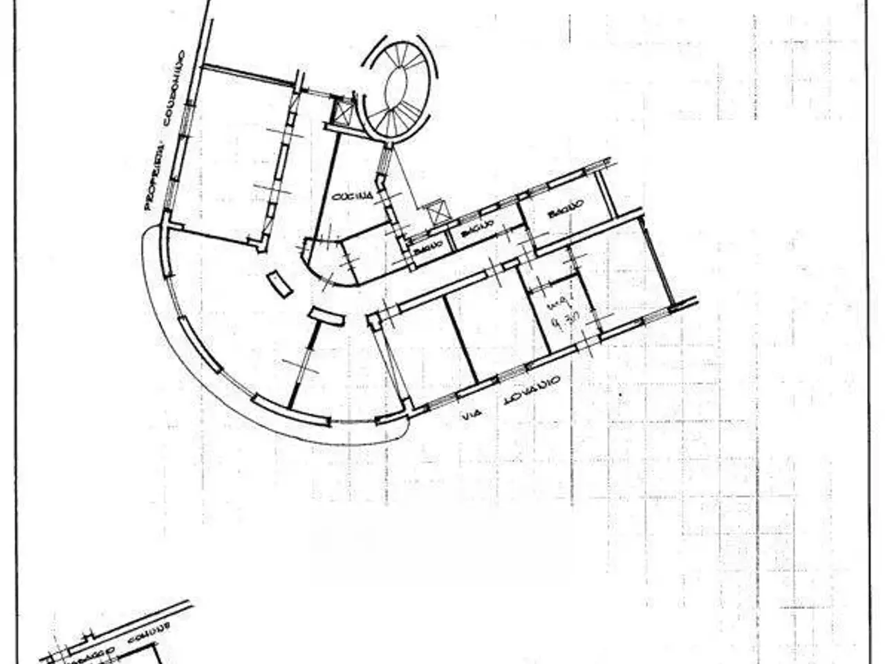 Ufficio in Via Lovanio, Roma, {3} - Planimetria 1