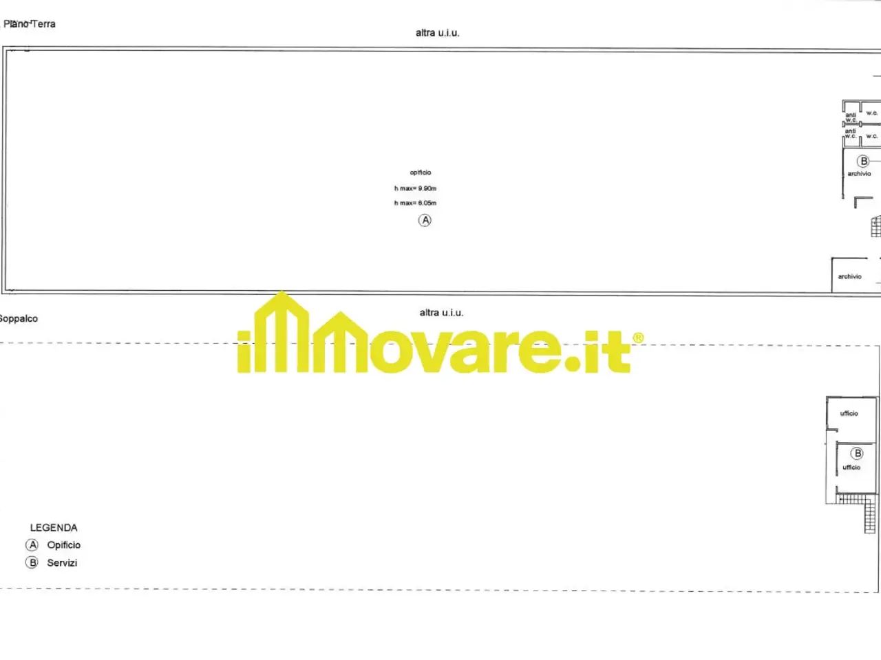 Capannone in Via Giovanni Battista Pirelli, Triggiano, {3} - Planimetria 1