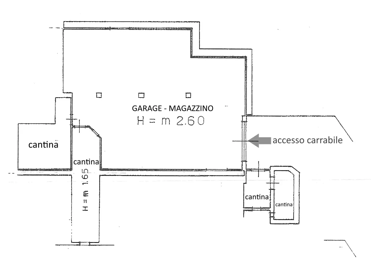 Parcheggio chiuso in , Santa Margherita Ligure, {3} - Planimetria 1
